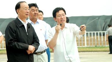 原中共中央書記處書記、中紀(jì)委副書記何勇視察我公司